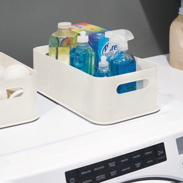 Valge hoiukarp Käepidemega, 21,3 x 43 cm Eco - iDesign-image-3