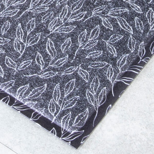 Matt 40x70 cm Navy Leaf - Artsy Doormats-image-2