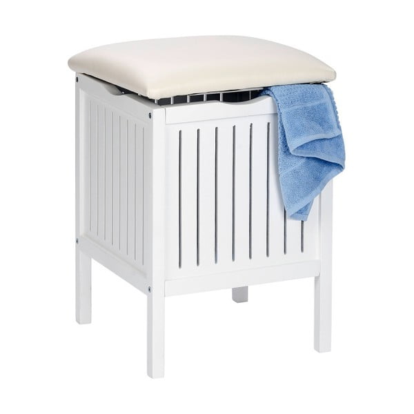 Valge puidust õlghärra koos hoiukohaga Oslo - Wenko-image-2