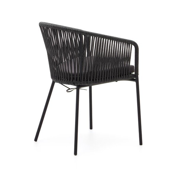 Must teraskonstruktsiooniga aiatool Yanet - Kave Home-image-4