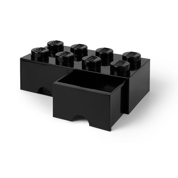 Musta värvi kahe sahtliga hoiukast - LEGO®-image-4