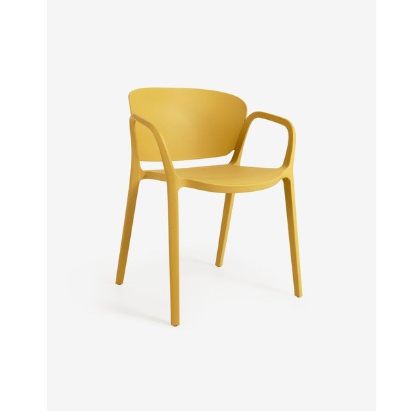 Kollane plastikust aiatool Ania - Kave Home-image-4