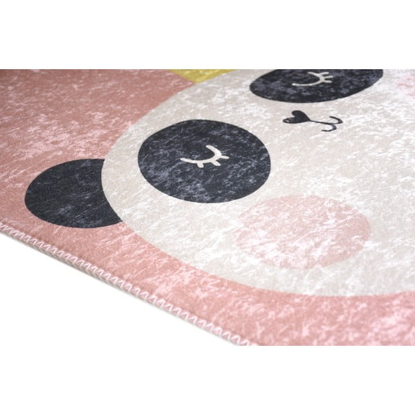 Heleroosa pestav laste vaip 100x160 cm Royalty Mascot - Vitaus-image-2