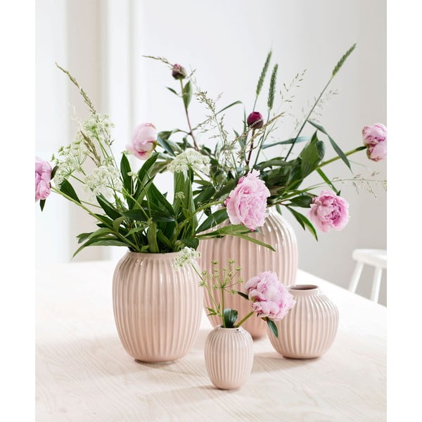 Heleroosa keraamiline vaas Hammershoi, ⌀ 8,5 cm Hammershøi - Kähler Design-image-1