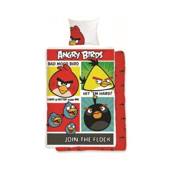 Povlečení Angry Birds 114, 160 x 200 cm
