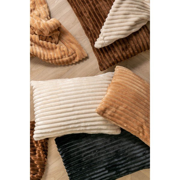 Kreemjas sametist ribi ruuduline ruuduline, 150 x 200 cm Big Ribbed - PT LIVING-image-4