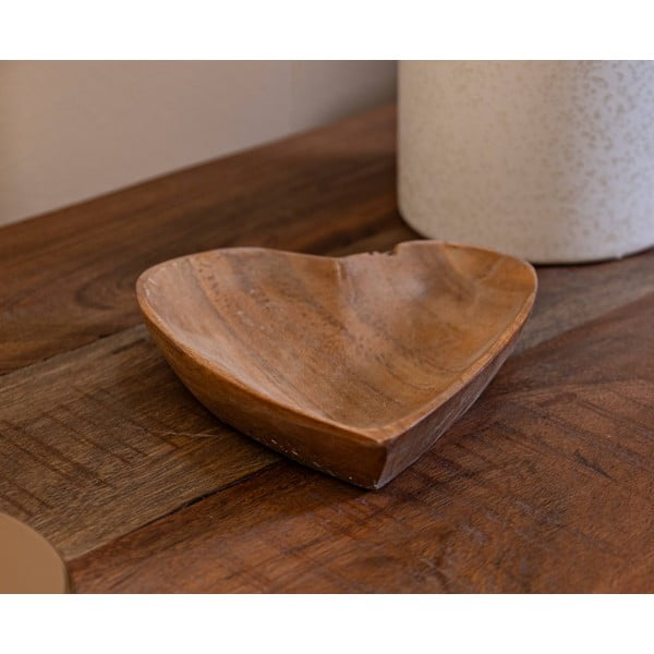 Puidust dekoratiivne kandik 15x17 cm Kiha - Mauro Ferretti-image-1