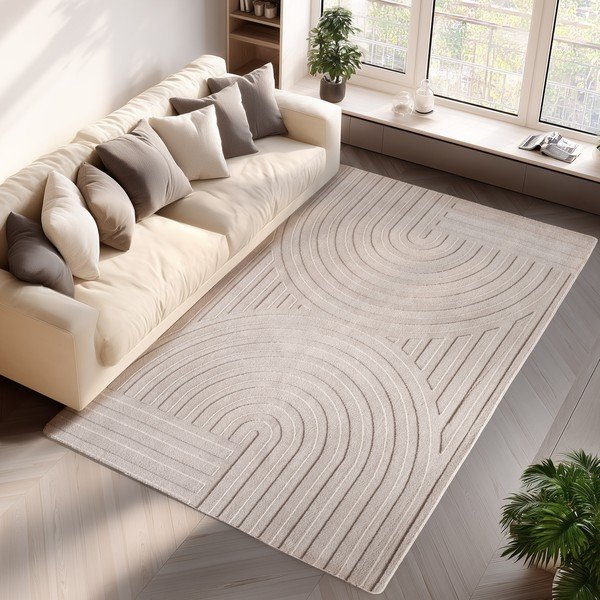 Kreemikas vaip 160x230 cm Pompei - Ayyildiz Carpets-image-1