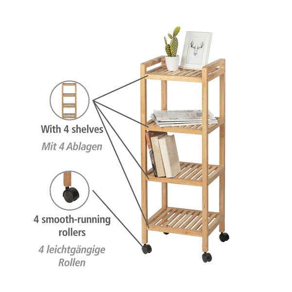 Pähklipuidust vannitoariiul 35x97 cm Norway – Wenko-image-3