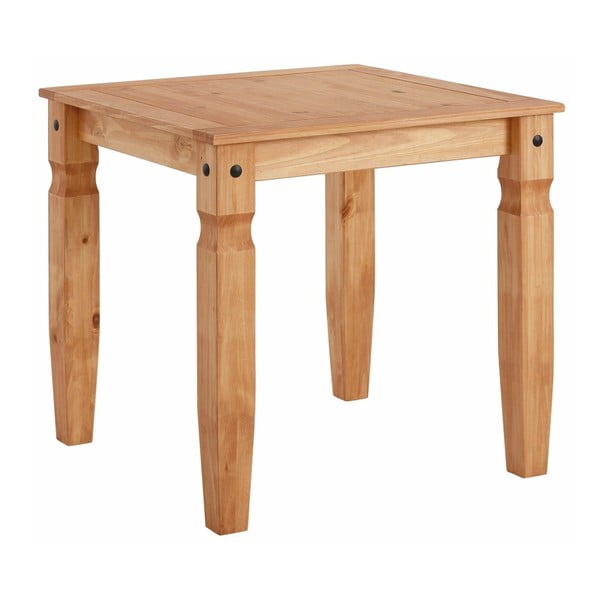 Jídelní stůl z masivního borovicového dřeva Støraa Alfredo, 80 x 80 cm