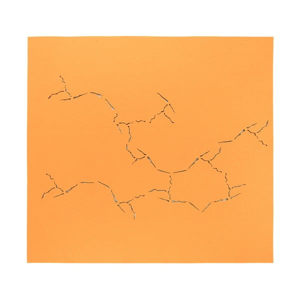 Koberec Fragile 170x170 cm, oranžový