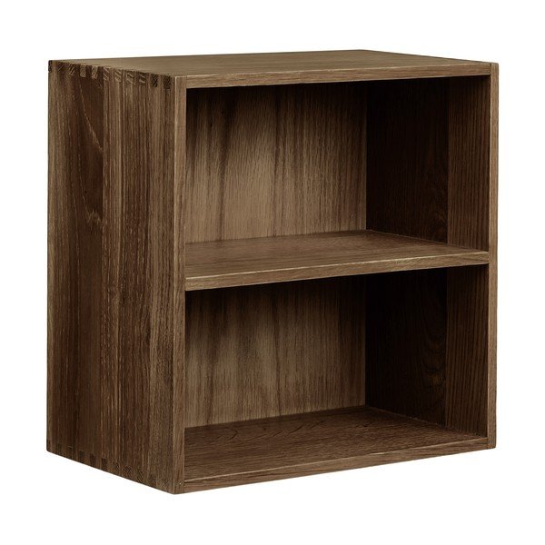 Tumepruun tammepuidust riiul 30 cm Townsville - House Nordic