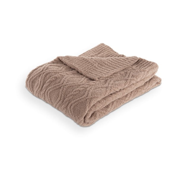 Pruun mikroplüüsist tekk 130x170 cm Aspen - Tiseco Home Studio