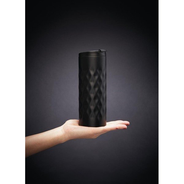 Černý termohrnek XD Design Geometric, 350 ml-image-1