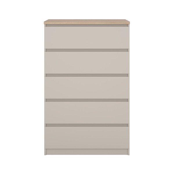 Kreemikas kummut 77x121x50 cm Naia - Tvilum-image-2