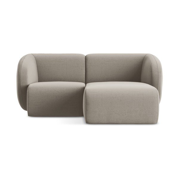 Helepruun sametist nurgadiivan (parem nurk/diivanvoodiga) Lani - Makamii