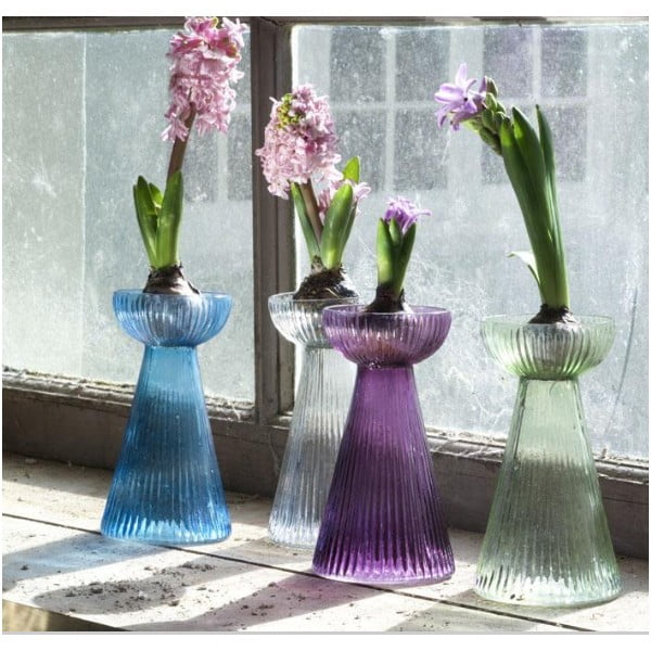 Váza Hyacinth, světle zelená