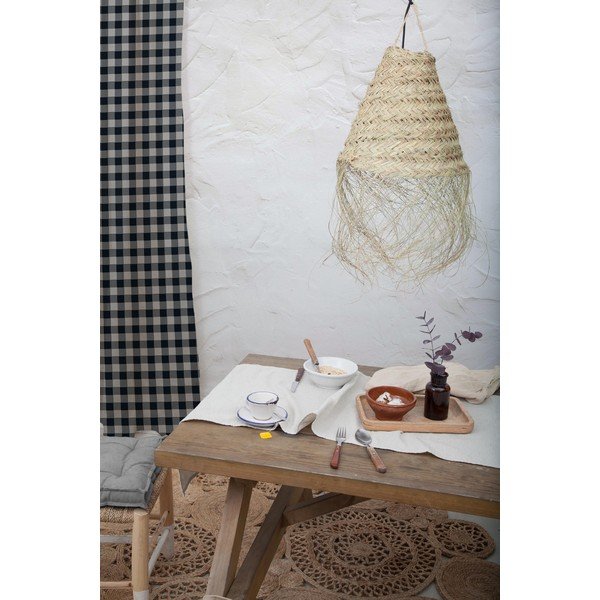 Sinine kardin Cortina Hogar Blue Vichy - Really Nice Things-image-1