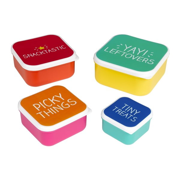 Set 4 ks svačinových boxů Happy Jackson Snack-image-1
