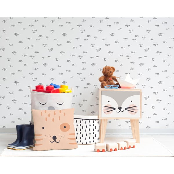 Laste öökapp männipuidust valmistatud öökapp Kitten - The Wild Hug-image-1