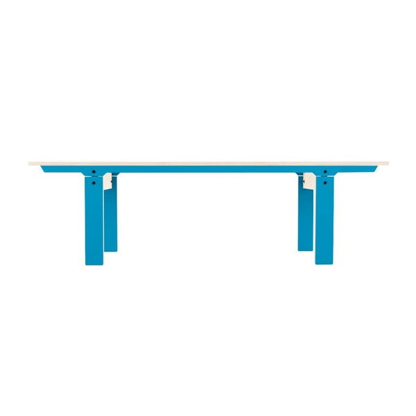 Modrá lavice na sezení rform Slim 04, délka 165 cm