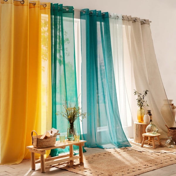 Roosa voile kardin 140x280 cm Sandra - douceur d'intérieur-image-3