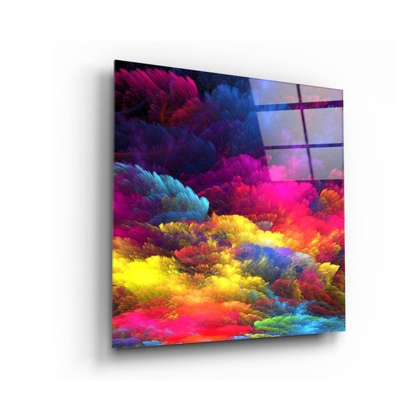 Klaasimaal, 40 x 40 cm Color Burst - Insigne
