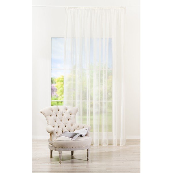 Kreemjas kardin 300x260 cm Plano - Mendola Fabrics-image-1