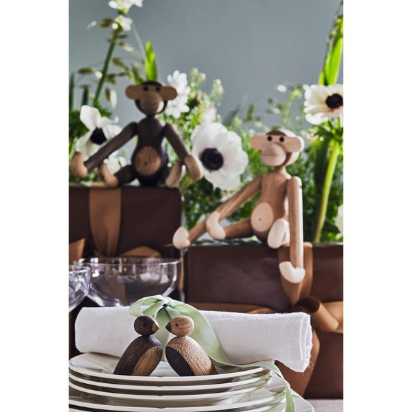 Massiivne tammepuust kujur Monkey - Kay Bojesen Denmark-image-1