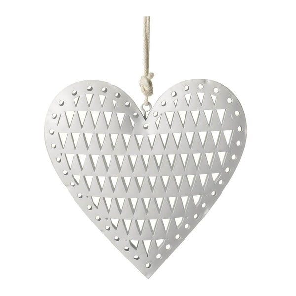 Závěsná dekorace Parlane Heart Triangle, 12 cm