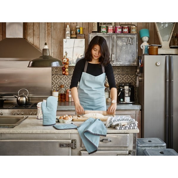 Sinine puuvillane köögikinnas Fuji - Tiseco Home Studio-image-1