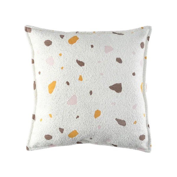 Kreem buklee/šenillkangast laste diivanipadi Terrazzo Block - Wigiwama