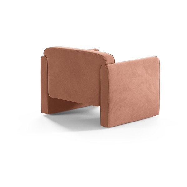 Roosa sametist tugitool Abby - Micadoni-image-2