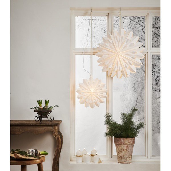 Valge jõulukaunistus, ø 60 cm Clipp - Star Trading-image-2