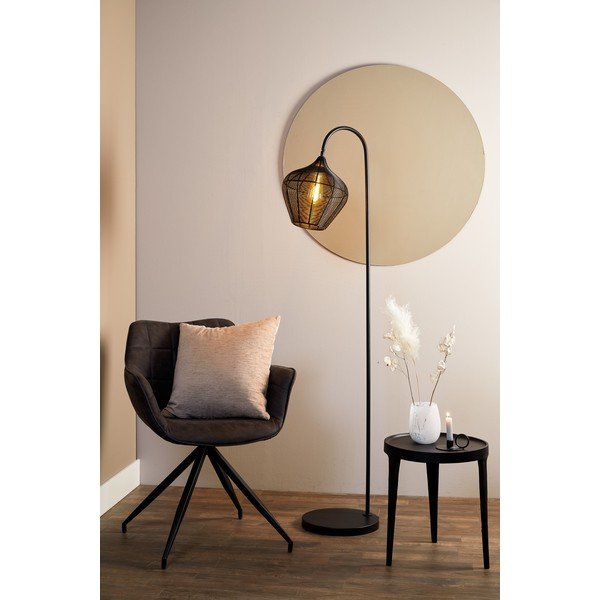 Must põrandalamp (kõrgus 160 cm) Alvaro - Light & Living-image-1