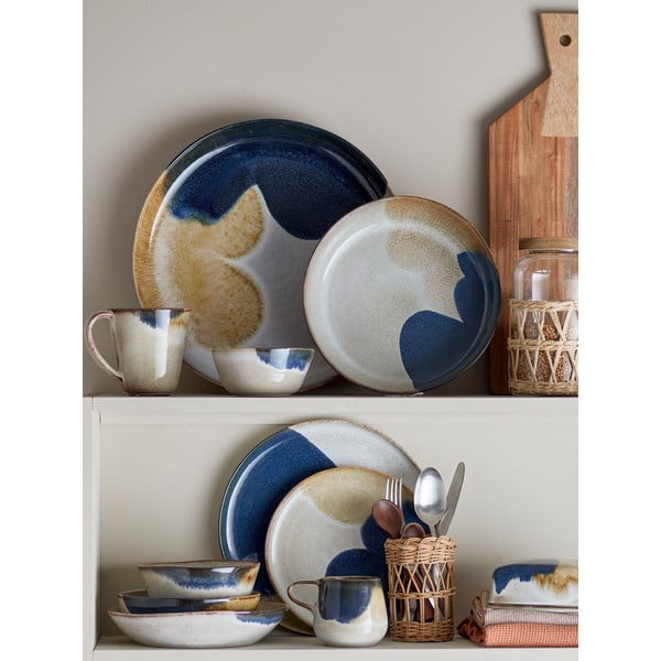 12-osaline kivikeraamikast sööginõude komplekt Jules - Bloomingville-image-1