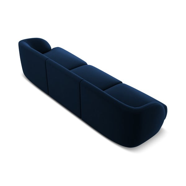 Sinine sametne diivan 259 cm Miley - Micadoni Home-image-3