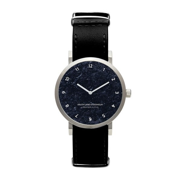 Unisex hodinky s černým řemínkem South Lane Stockholm Urbaner Alpha 