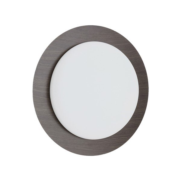 Tumepruun metallist LED-seinalamp ø 40 cm Novae - Kave Home