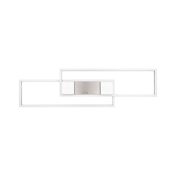 Hõbedane dimmerdatav LED laevalgusti koos kaugjuhtimispuldiga 28x100 cm Albany - Trio-image-3
