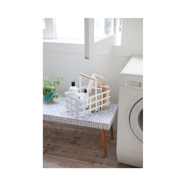 Bílý úložný košík YAMAZAKI Tosca-image-2