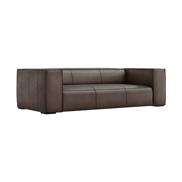Pruun nahast diivan 227 cm Madame - Windsor & Co Sofas-image-2