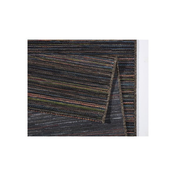 Tmavě hnědý koberec vhodný i na ven Lotus, 80 x 240 cm-image-2