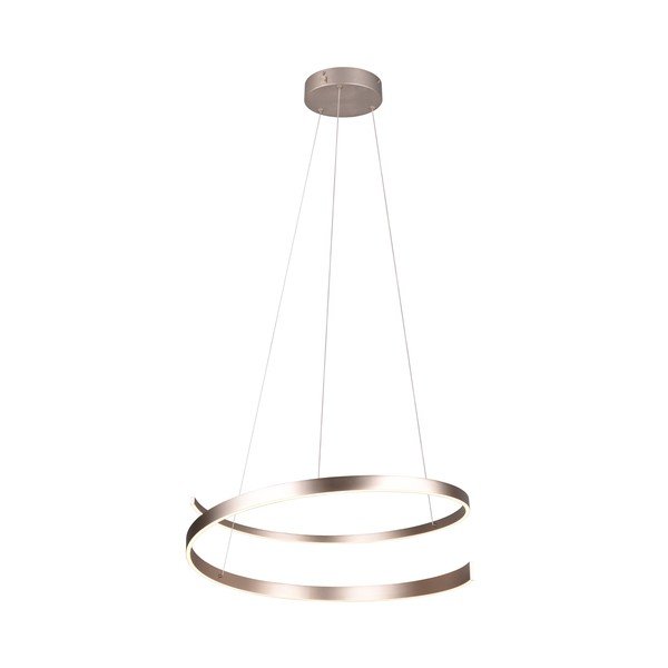 Hall LED rippvalgusti hääljuhtimise/mobiilirakenduse juhtimisega, metallist varjuga ø 75 cm Cinardi - CINQUE-image-2