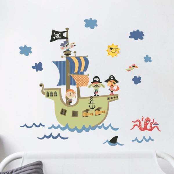 Lapsed seinakleebised Piraatlaev - Ambiance