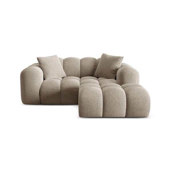 Helepruun šenillist nurgadiivan (parem nurk) Treno - Cosmopolitan Design