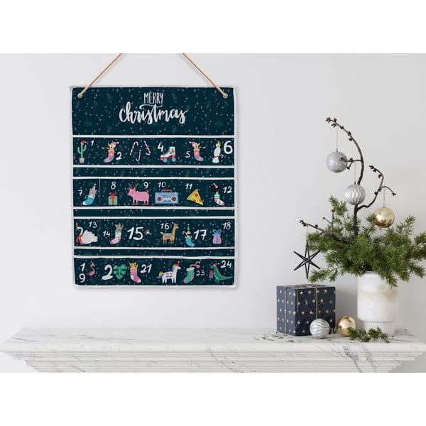 Puuvillane advendikalender Santa Dinosaur - Butter Kings-image-2