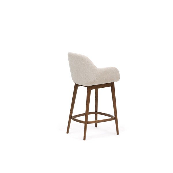 Beež polsterdatud baaritool käetugedega (istme kõrgus 66 cm) Konna - Kave Home-image-4