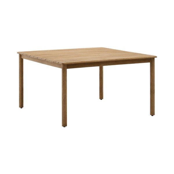 Aia söögilaud, mis on valmistatud täispuidust akaatsiapuust, 135x135 cm Sori - Kave Home