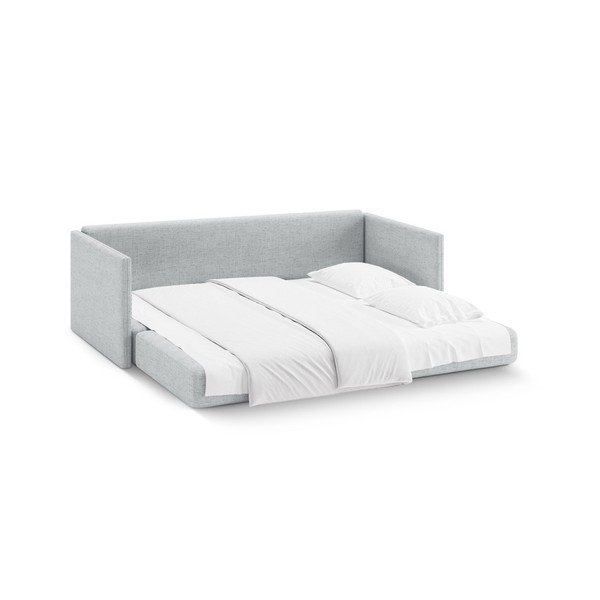 Helehall šenilldiivanvoodi 209 cm Shannon - Cosmopolitan Design-image-3